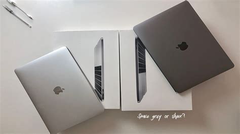 2 inches. . Macbook pro silver vs space gray